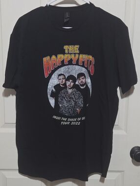 The Happy Fits black tour tee unisex XL